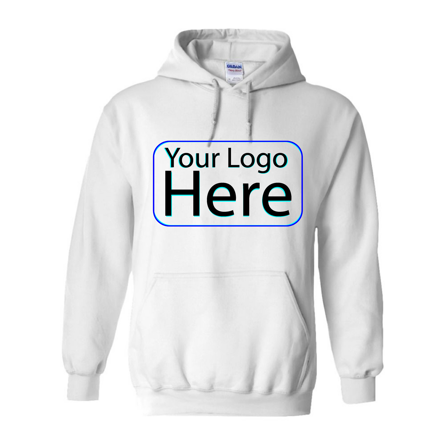 Customizable Heavy Hooded Sweatshirt